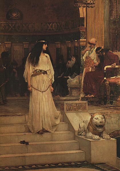 John William Waterhouse Marianne Leaving the Judgment Seat of Herod china oil painting image